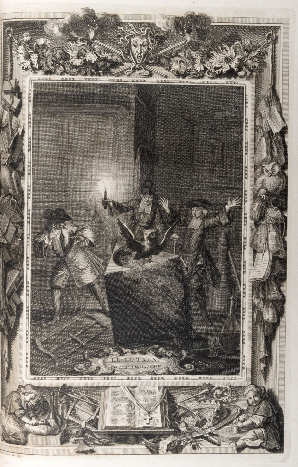 Illustrated French - Boileau Despréaux, Nicolas - Picart, Bernard - Oeuvres de Nicolas Boileau Despr - Bild 2 aus 2