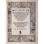 Dione Cassio - Dione Historico of the Wars & Facts of the Romans. Translated from Greek into the ver