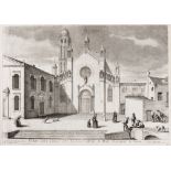 Engraving - Venice - Lovisa, Domenico - View of the Church of the Madonna dell'Orto, belonging to th