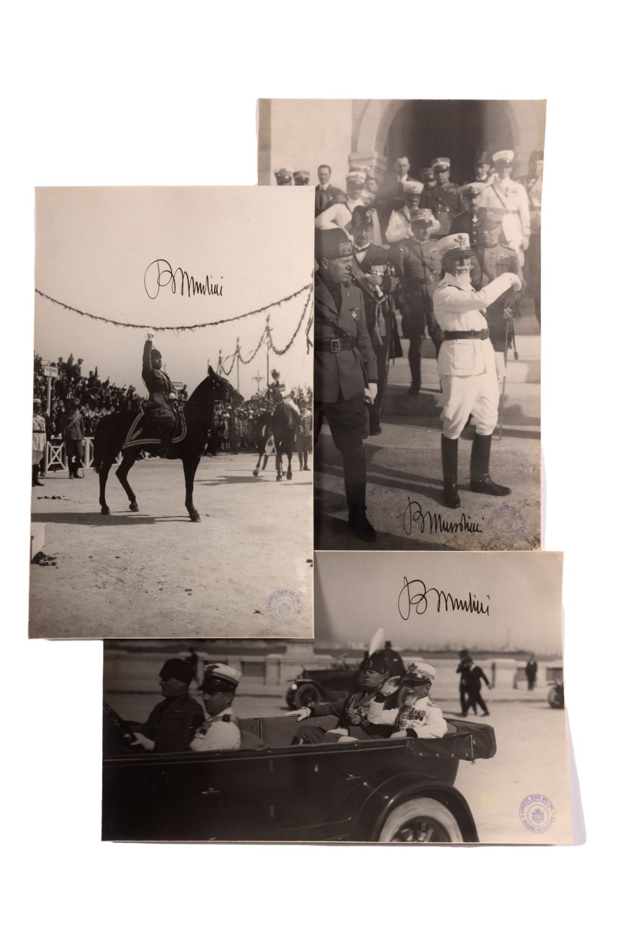 Autographs - Mussolini, Benito - Photographs Trip to Tripoli