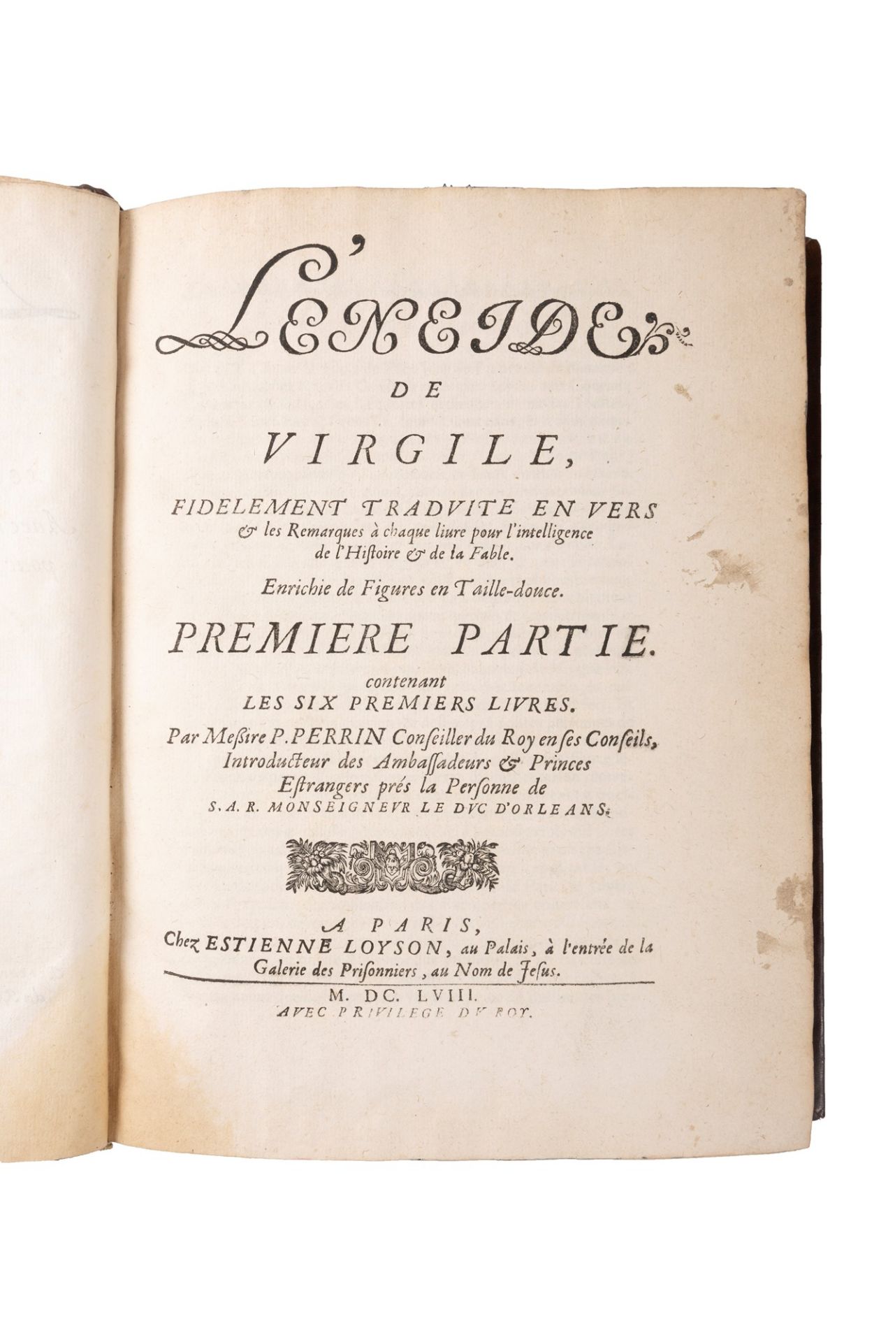 Virgilio Marone, Publio - The Aeneid translated into vers françois (par P. Perrin), dédiée à Monseig - Bild 2 aus 6