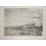 Engraving - Marghera - Canal, Antonio detto Il Canaletto - Marghera Tower