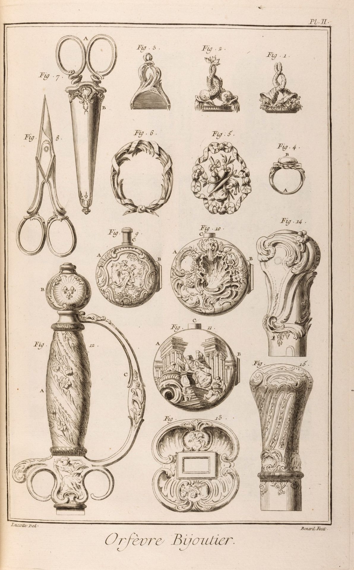 Diderot, Denis - d'Alembert, Jean-Baptiste Le Rond - Encyclopédie, ou Dictionnaire raisonné des scie - Image 16 of 19