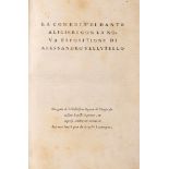 Alighieri, Dante - Dante Aligieri's Comedy with the new exhibition by Alessandro Vellutello