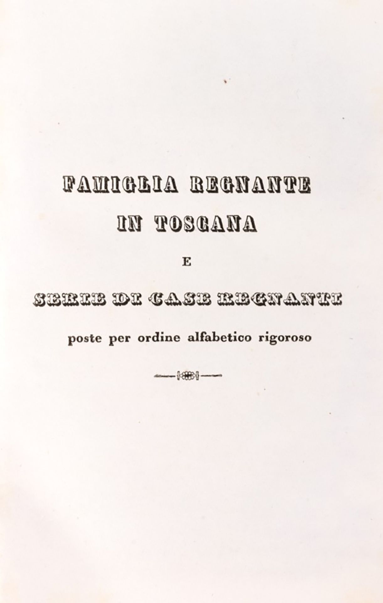 Binding - Grand Duke of TuscanyTuscan Almanac, 1846 - Image 3 of 3