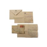 Autographs - Marconi, Guglielmo - Two letters, one signed and one entirely handwritten, with envelop