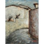 Ottone Rosai (Firenze 1895-Ivrea 1957) - Strada, muri e case, 1956