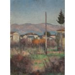 Ardengo Soffici (Rignano sull'Arno 1879-Vittoria Apuana 1964) - Untitled (Landscape), 1943