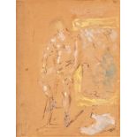 Filippo De Pisis (Ferrara 1896-Milano 1956) - Nudo seduto-Musè, 30s