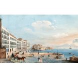 Attributed to Giuseppe Scoppa (active in Naples in the mid-nineteenth century) - Naples from Santa L