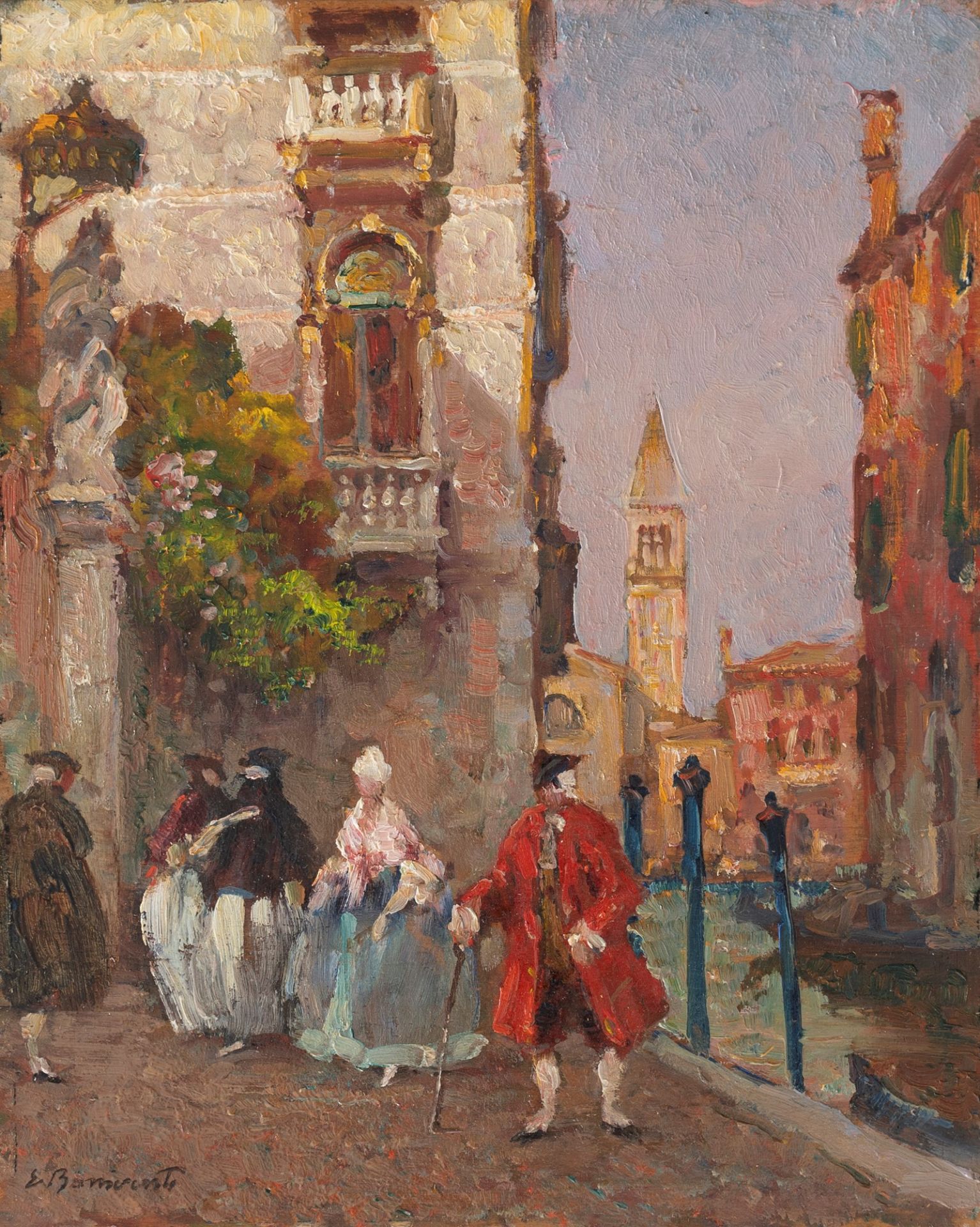 Eugenio Bonivento (Chioggia 1880-Milano 1956) - Venice, Palazzo Rezzonico