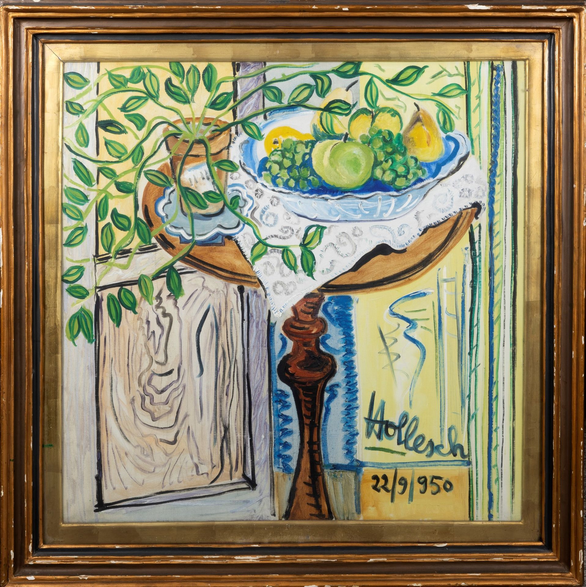 Carlo Hollesch (Pola 1926-Venezia 1978) - "Fruit on the Coffee Table", 1950 - Image 2 of 3