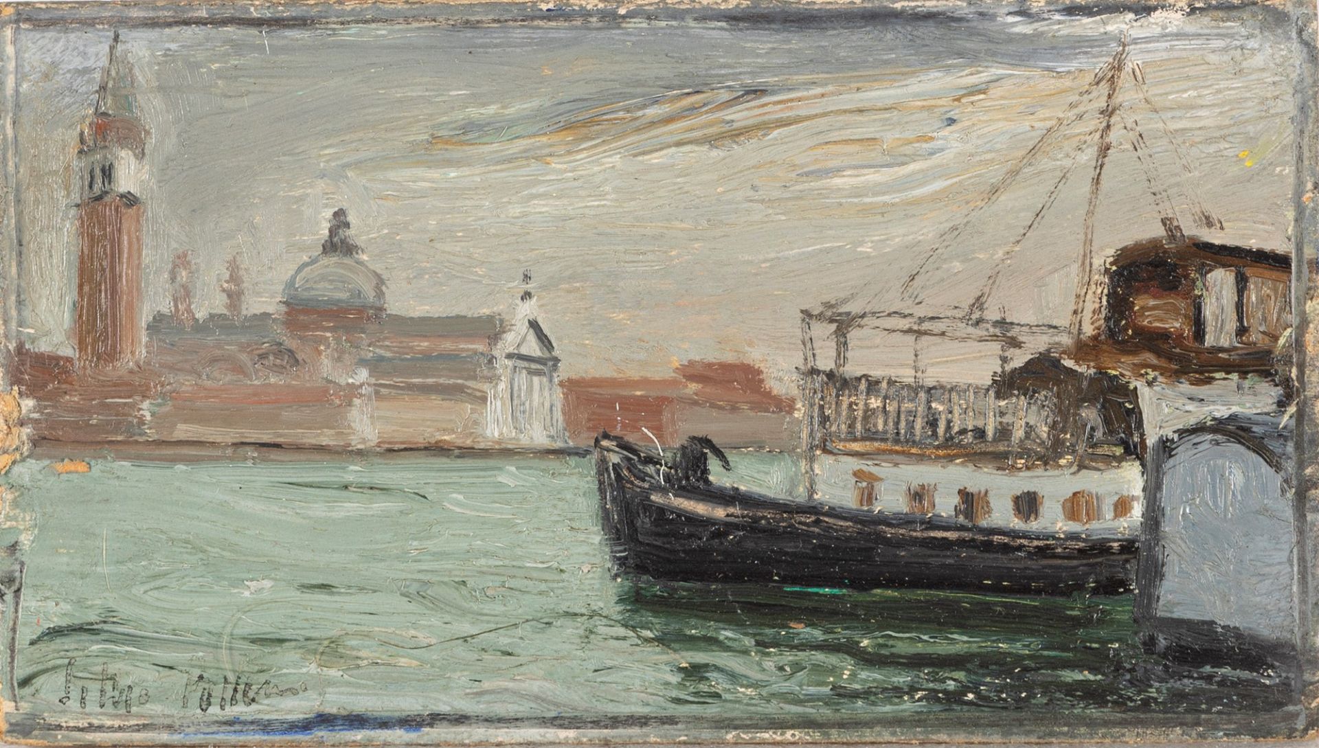 Silvio Polloni (Firenze 1888-1972) - Venice, San Giorgio Maggiore, 1947