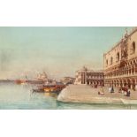 Emanuele Brugnoli (Bologna 1859-Venezia 1944) - Doge's Palace in Venice