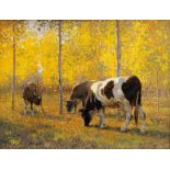 Alberto Zardo (Padova 1876-Firenze 1959) - Autumn pasture, 1883