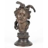 Vincenzo Gemito (Napoli 1852-1929) - Medusa head, circa 1920