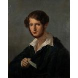 Lombard school first half of the nineteenth century - Portrait of a young man of letters