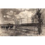 Filiberto Petiti (Torino 1845-Roma 1924) - Pair of landscape drawings