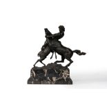 Centaur fighting with a deer, late 19th century - early 20th century