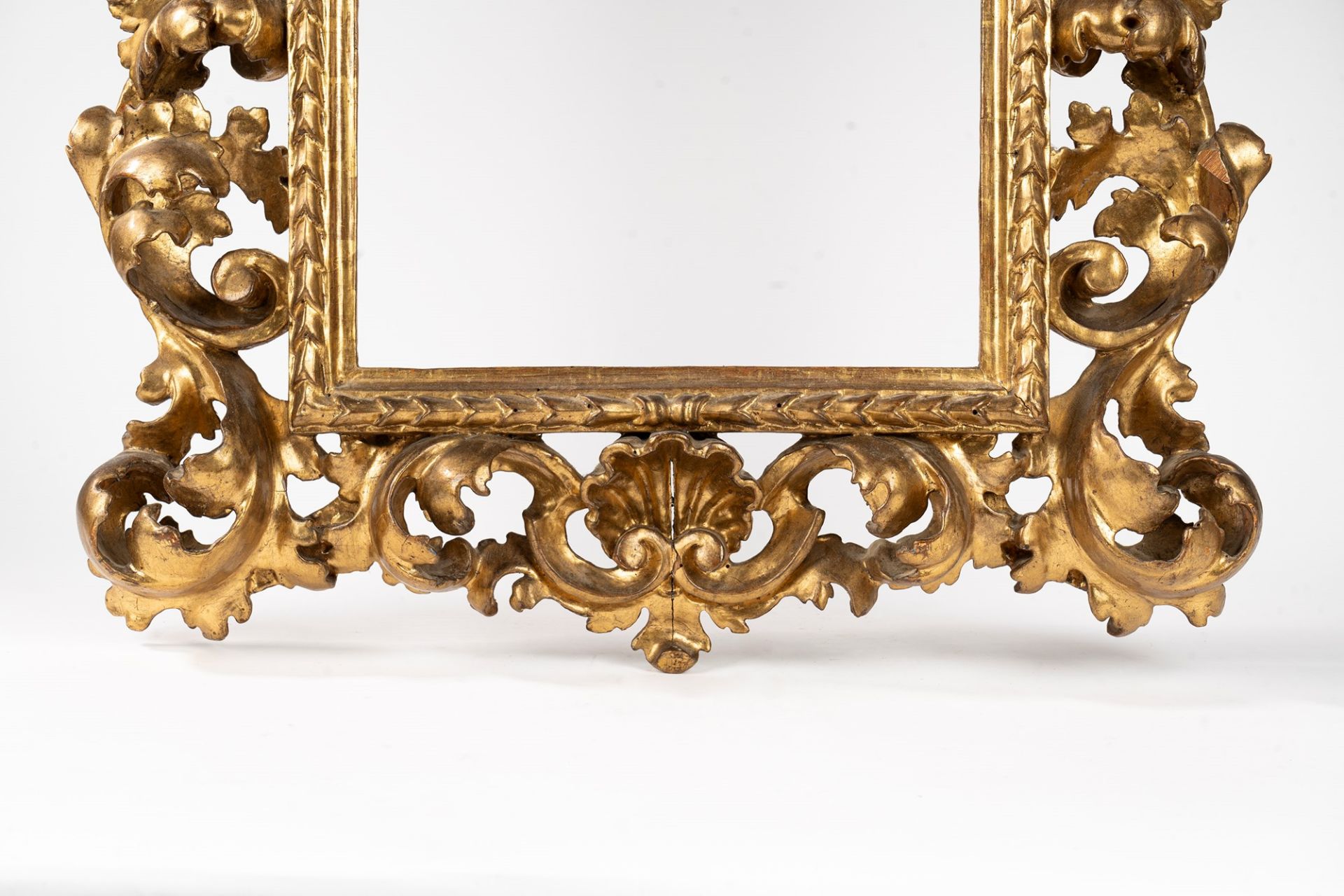 Carved and gilded wood frame, 19th century - Image 6 of 7