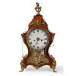 Beautiful table clock in bois de rose and gilt bronze, 18th century