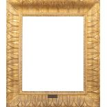 Gilded wood glovebox frame, decorated with palmettes, 19th century