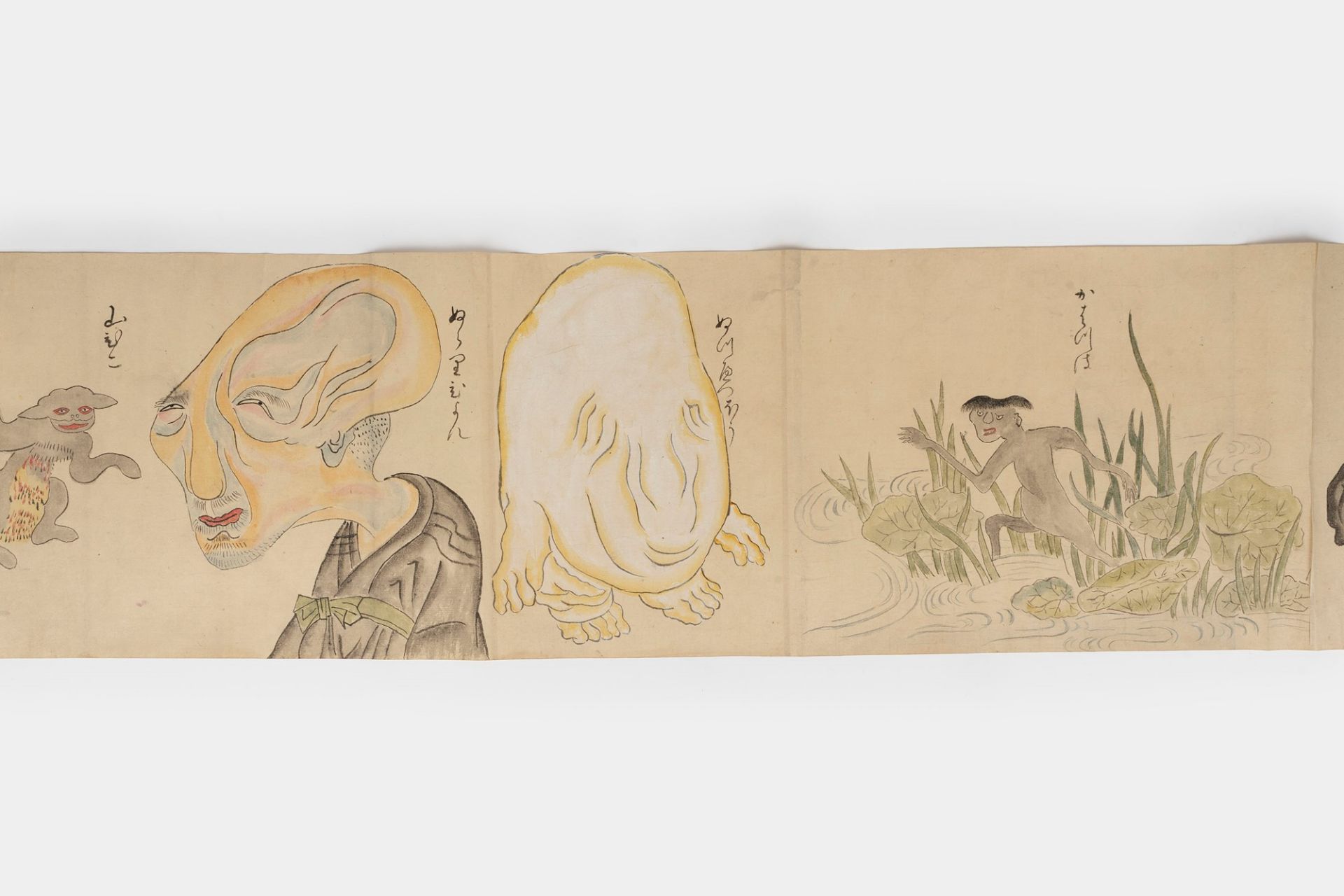 Emakimono painted on paper representing demons, Japan Edo period - Bild 11 aus 13