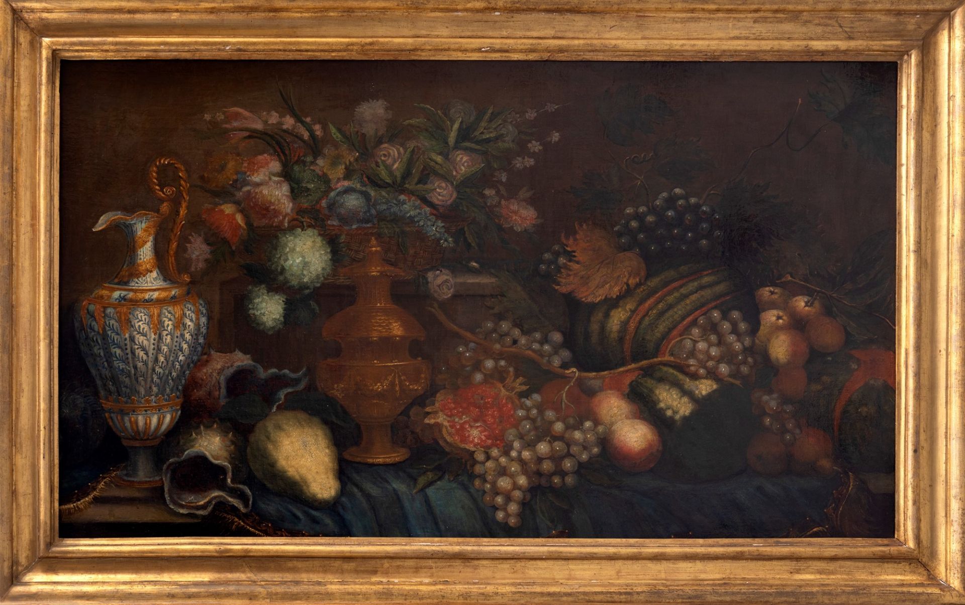 Imitator of Michelangelo Pace, known as Michelangelo del Campidoglio - Fruit, flowers, crockery and - Image 3 of 3