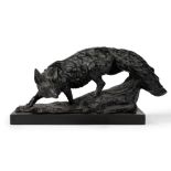 Guido Cacciapuoti (Napoli 1892-1953) - Terracotta sculpture representing a fox, first half of the 2