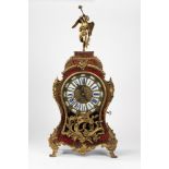 Napoleon III Boulle clock in gilded bronze, 19th century