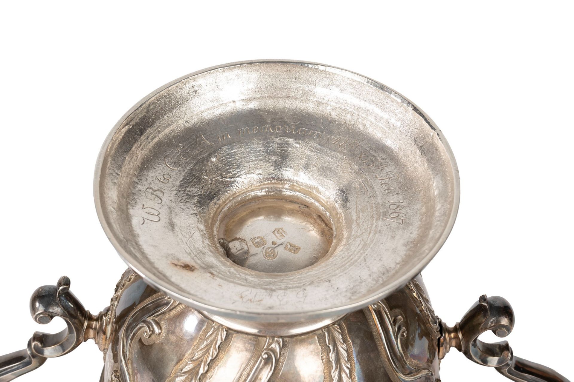 Silver cup, London, England 1737 - Image 5 of 5