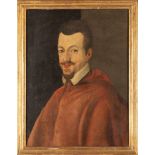 Italian school, XVII century - Half-length portrait of Cardinal Edoardo Farnese