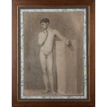 Neapolitan school, early nineteenth century - Study for a male figure