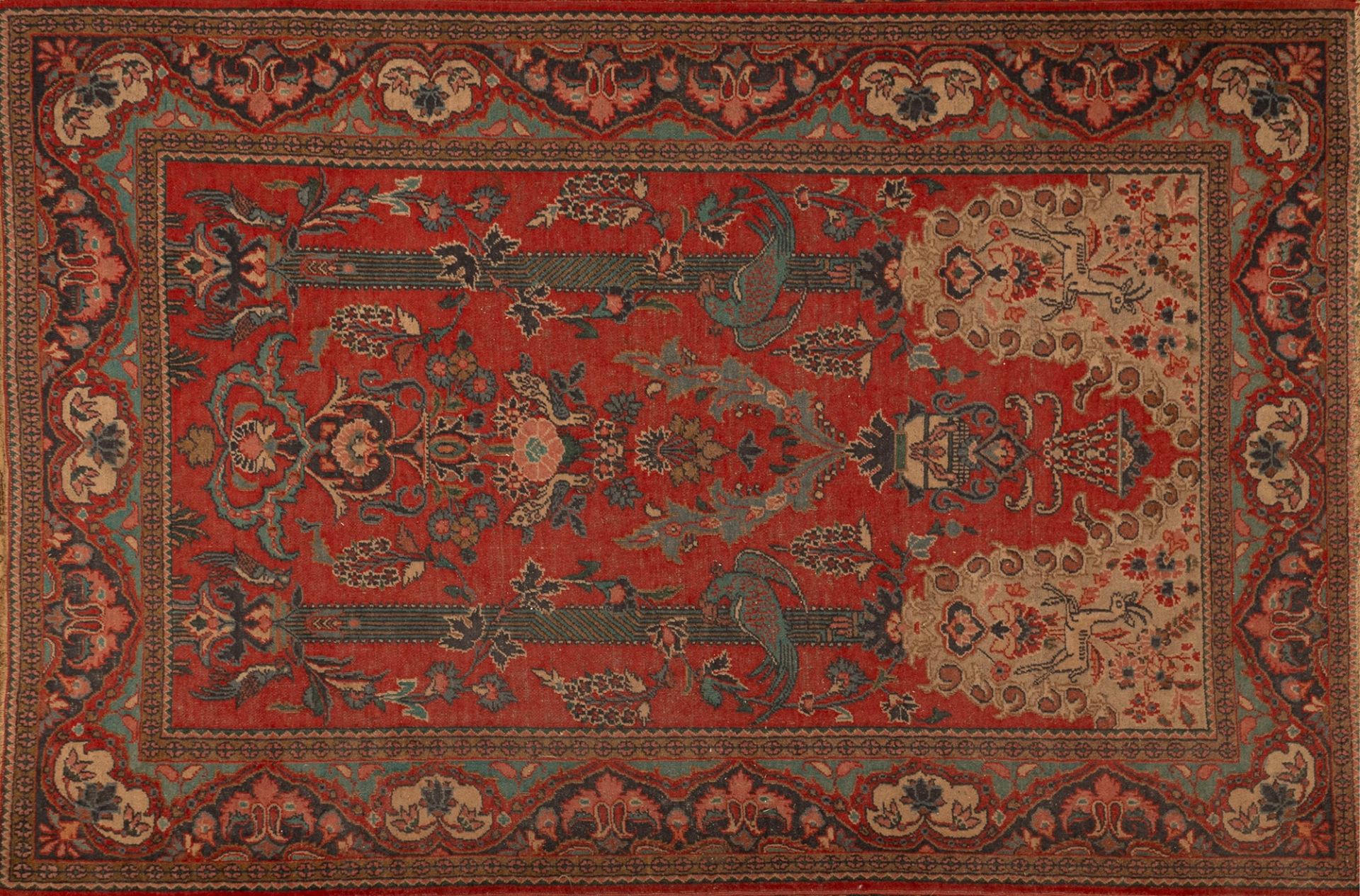 Isfahan Persian prayer rug, 19th-20th centuries