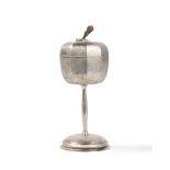 Silver goblet with lid, early 20th century