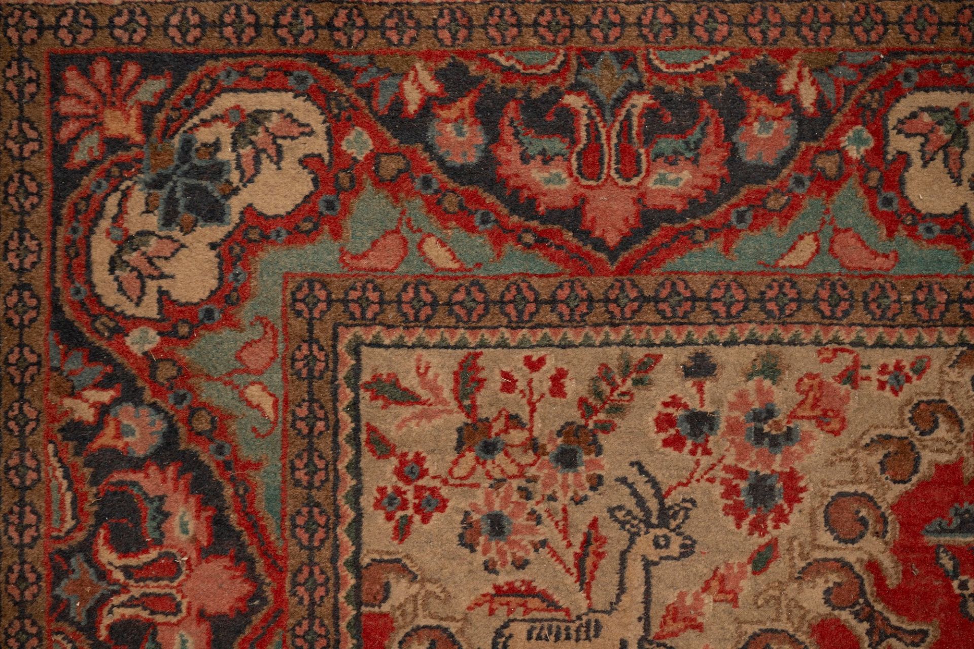 Isfahan Persian prayer rug, 19th-20th centuries - Image 2 of 3