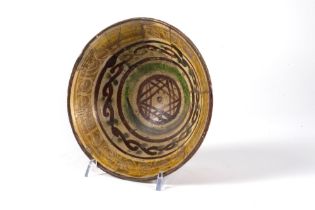 Ciotola in terracotta smaltata policroma, Medio Oriente VIII - VI secolo a.C