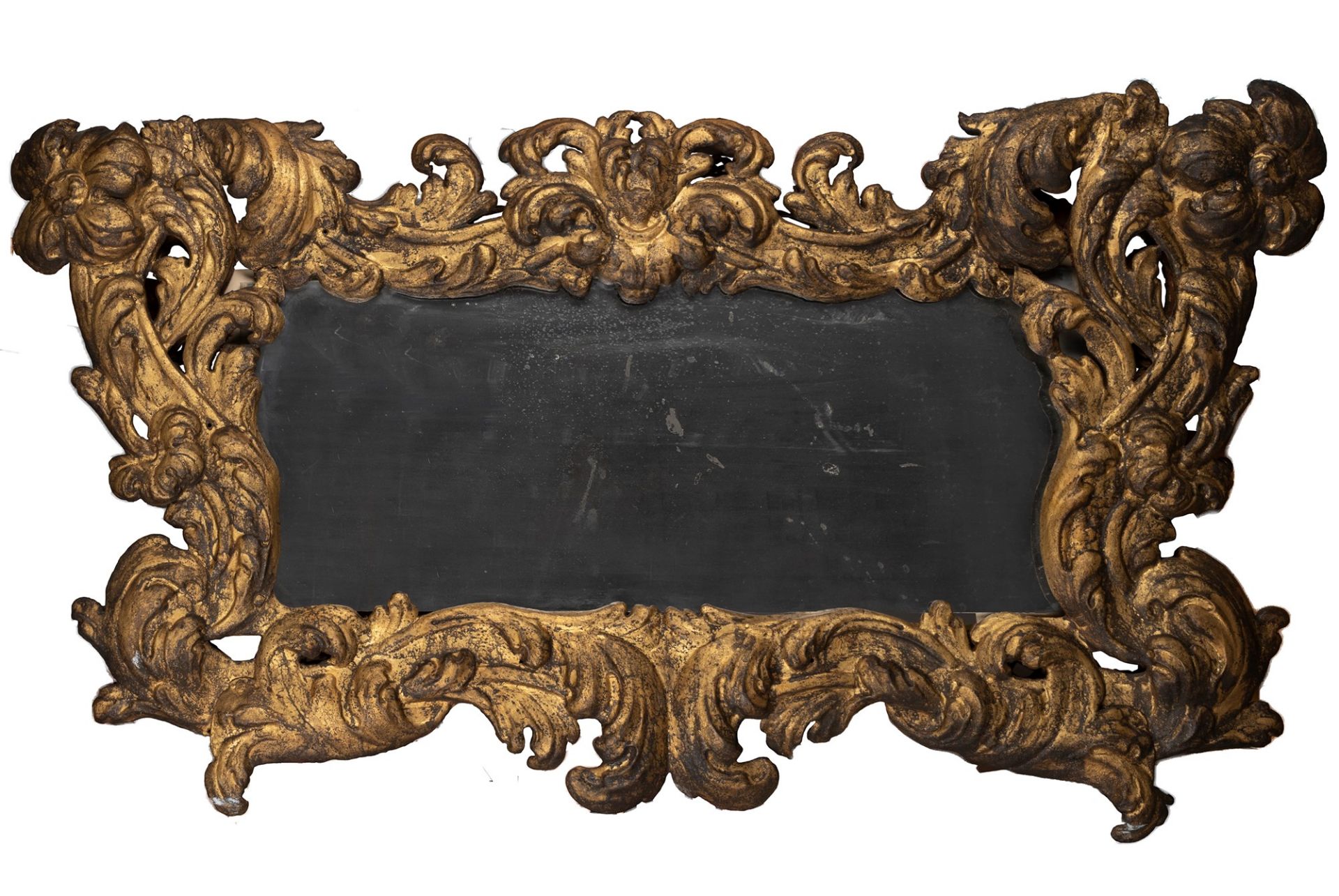 Mirror frame in gilded iron, XVII-XVIII centuries