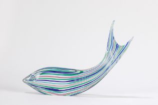 Glass sculpture representing a fish, Murano, La Murrina, 20th century