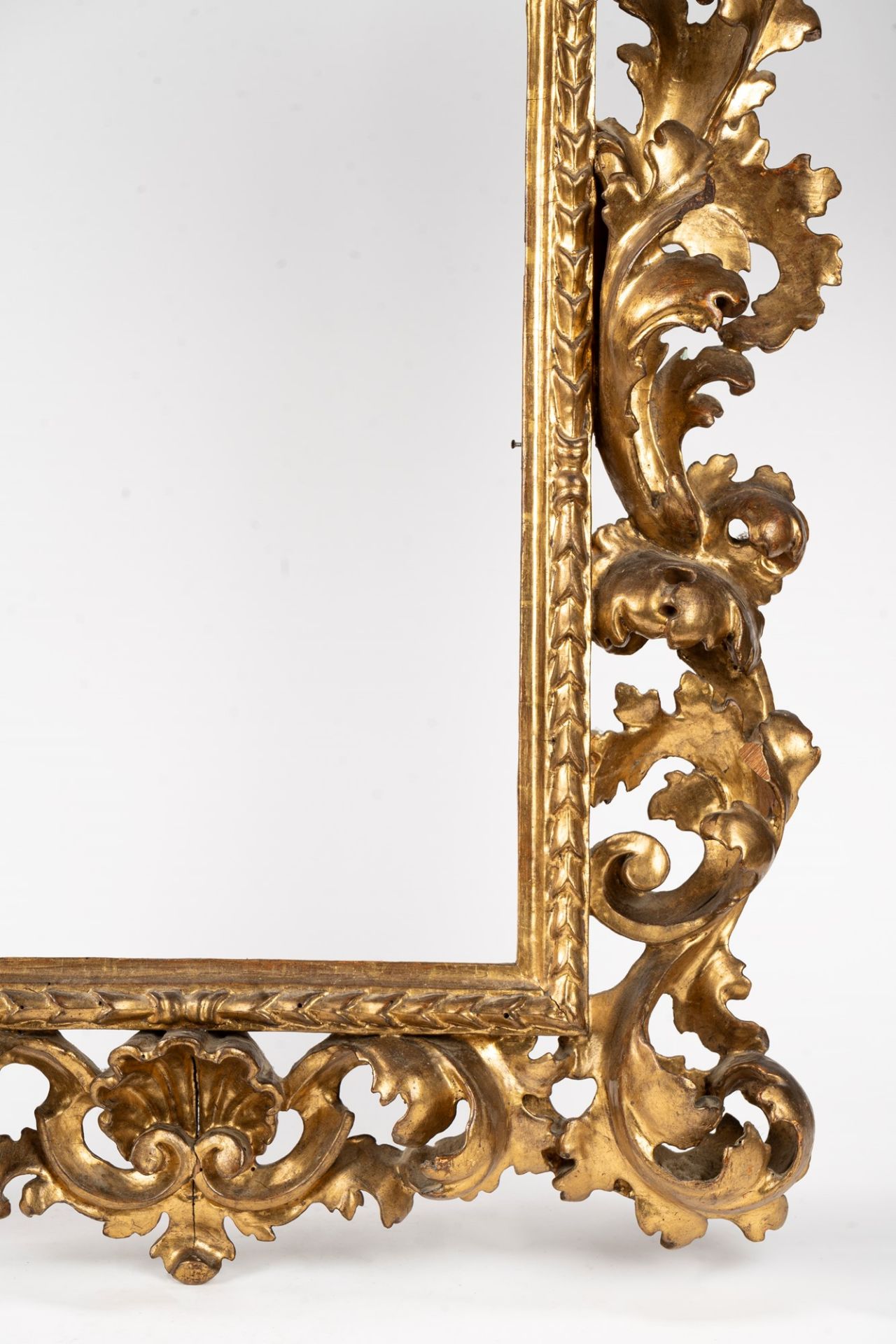 Carved and gilded wood frame, 19th century - Image 7 of 7
