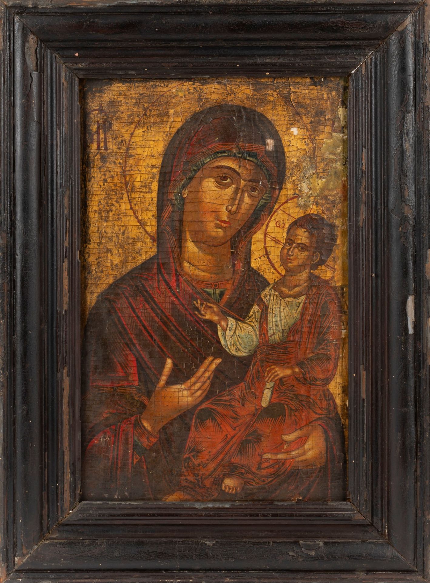 Icon representing the Madonna with Child