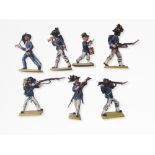 Landi - "Bersaglieri" Soldiers of Risorgimento - set of 7 pieces, 1970