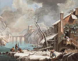 Attribuito a Francesco Fidanza (Roma, 1747 - Milano, 1819) - Winter