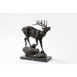 Prosper Lecourtier (Gremilly 1851-Parigi 1924) - Deer