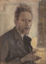 Natale Morzenti (Silvano d'Orba 1884 o 1885-Martinengo 1947) - Self-portrait