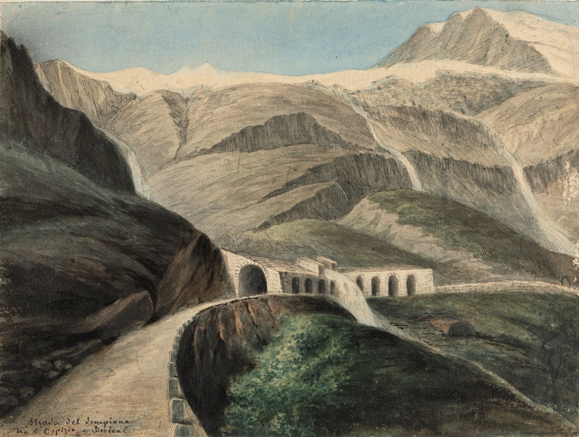 Felice Muletti (attivo tra il secolo XIX e il secolo XX) - Stelvio pass; Sempione road; Valdobbia r - Image 2 of 7