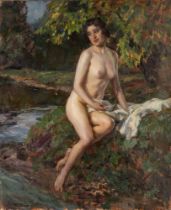 Riccardo Galli (Milano 1869-1944) - Bather