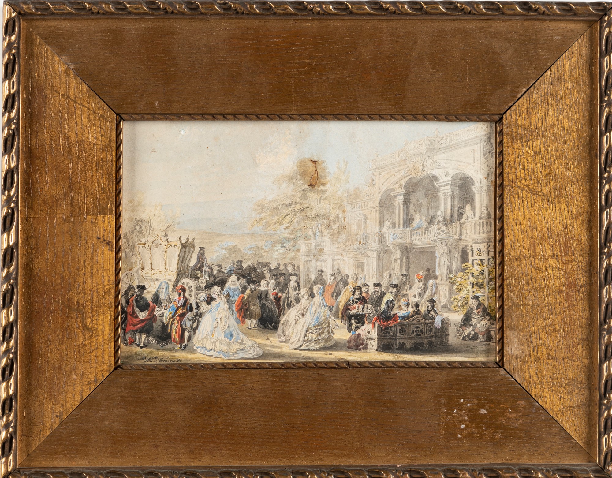 Marco Comirato (Venezia 1800-1869) - Procession - Image 2 of 3