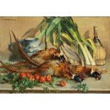 Cipriano Mannucci (Nizza 1882-Firenze 1970) - Still life with pheasants