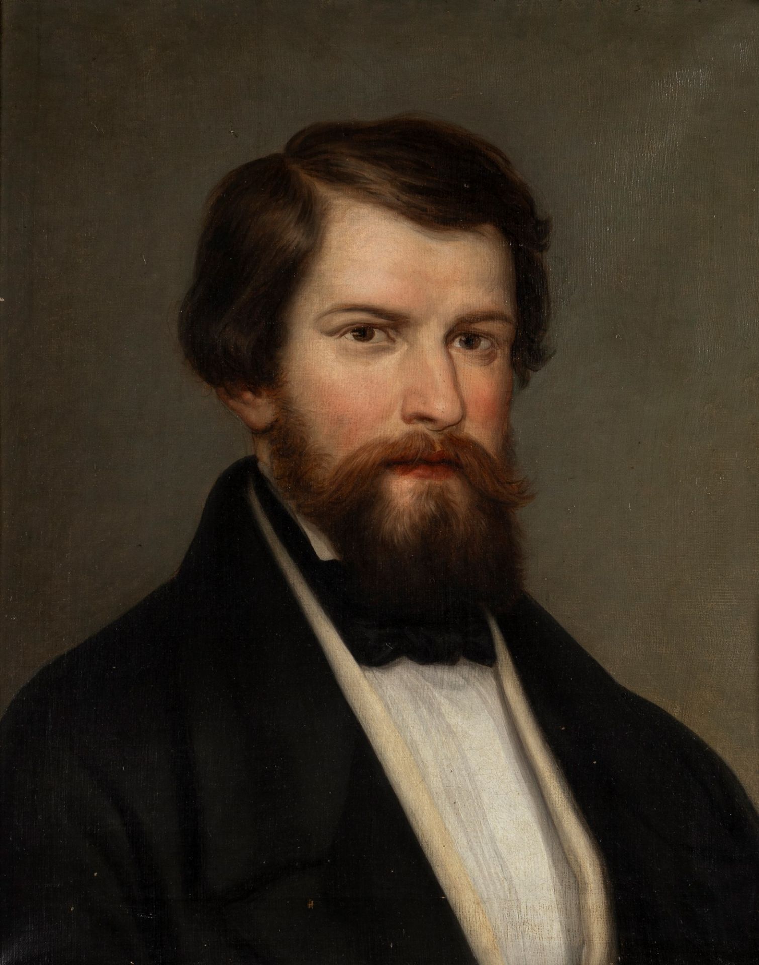 Scuola lombarda, secolo XIX - Portrait of a gentleman, 1848